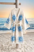 Varol Organik %100 Pamuk Kimono Yaka Sabalık Bornoz - Heliona v2 - 1