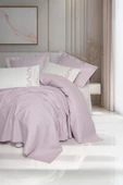 Cotton Box Serenity Bambu Çift Kişilik Pike Takımı Vaila Lila thumbnail 1