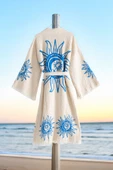 Varol Organik %100 Pamuk Kimono Yaka Sabalık Bornoz - Heliona v2 - 2