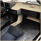 Tofaş Düşük Ön Göğüs Torpido Koruma Halısı / Bej Renk Vites Konsol Halısı & Torpido Sehpa Örtüsü thumbnail 2