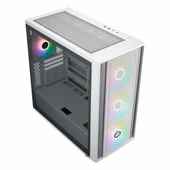 Cooler Master MasterBox 600 USB 3.2 ARGB eATX Mid Tower Beyaz Kasa thumbnail 4