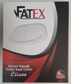 FATEX ELİZAN ( AKDENİZ ) ( 36,5 x 43,5 cm ) NORMAL KAPANAN PLASTİK KLOZET KAPAĞI thumbnail 1