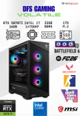 DFS Gaming VOLATILE Intel Core i7 14700KF-B760M-A-RTX 5070TI-32GB DDR5 RAM-1TB M.2 SSD-MASASÜSTÜ OYUNCU BİLGİSAYARI thumbnail 1