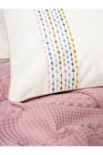 Cotton Box Aura Çift Kişilik Pike Takımı Pebble Pembe thumbnail 4