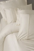 Cotton Box Silky Saten Çift Kişilik Nevresim Takımı Ekru thumbnail 2