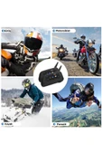Torima Ejeas V6PRO+ Double 2li Helmet İnterkom Motosiklet İntercomu Kask Kulaklığı thumbnail 2