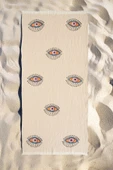 Varol Organik %100 Pamuk Müslin Peştemal - Göz thumbnail 2