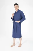Varol Kaos Serisi Şal Yaka Pike Bornoz Sabahlık thumbnail 5