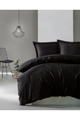 Cotton Box Elegant Saten Tek Kişilik Nevresim Takımı Siyah - 1