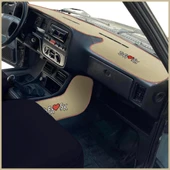 Tofaş Şahin Doğan Kartal Bej Renk Yüksek Torpido Koruma Halısı & Vites Orta Konsol Yan Kaplama Halı thumbnail 2
