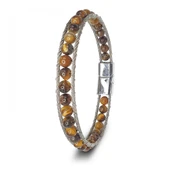 Çelik Halat Ve Kaplan Gözü Doğaltaş Bileklik 31832B2DH13 thumbnail 1