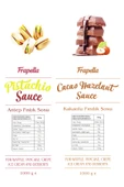 Frapella Antep Fıstık Sosu ve Kakaolu Fındık Sosu 1 Kg x 2 Adet Waffle, pankek, krep dondurma vb. - 6