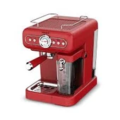 Karaca Vintage Craft Süt Hazneli Espresso, Latte ve Capuccino Makinesi Red - 1
