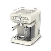 Karaca Vintage Craft Süt Hazneli Espresso, Latte ve Capuccino Makinesi Cream - 1