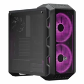 Cooler Master MasterCase H500 USB 3.2 ARGB eATX Mid Tower Siyah Kasa thumbnail 3