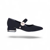Scarletta S11 Saten 3Cm Kadın Topuklu Ayakkabı - 2