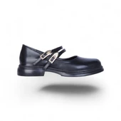 Scarletta S12 Cilt Siyah Kadın Loafer Ayakkabı - 2