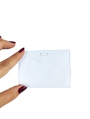 Pvc Yaka Kartlığı Yaka Kartı Kılıfı Kart Koruyucu 9,5x7 cm - 5 Adet thumbnail 3