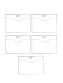 Pvc Yaka Kartlığı Yaka Kartı Kılıfı Kart Koruyucu 9,5x7 cm - 5 Adet thumbnail 1