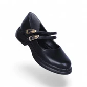 Scarletta S12 Cilt Siyah Kadın Loafer Ayakkabı - 1