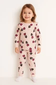 Lale Desenli Kız Çocuk Pijama Takımı - 2