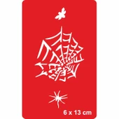 Örümcek Ağı ve Avı Tattoo Geçici Dövme Şablonları Kına Kalıpları thumbnail 1