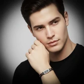 Hayat Ağacı Desenli Çelik Halatlı Erkek Bileklik 31834B17D3 thumbnail 2