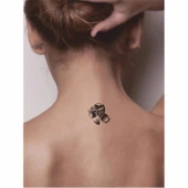 Fotoğraf Makinası Tattoo Geçici Dövme Şablonları Kına Kalıpları - 2