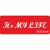 Bu Benim Hayatım Tattoo Geçici Dövme Şablonları Kına Kalıpları thumbnail 1