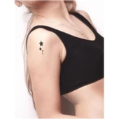 Gökyüzünde Yalnız Gezen YıldızlarSupertrend2 Tattoo Geçici Dövme Şablonları Kına Kalıpları - 2