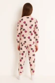 Lale Desenli Kız Çocuk Pijama Takımı - 6