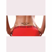 Vadideki Kelebek Tattoo Geçici Dövme Şablonları Kına Kalıpları thumbnail 2