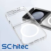 ScHitec Samsung Galaxy Z Flip 6 Magsafe Özellikli Şeffaf Kılıf - 3