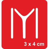 Kayı Boyu Flama Sembolü Tattoo Geçici Dövme Şablonları Kına Kalıpları thumbnail 1