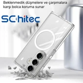 ScHitec Samsung Galaxy Z Fold 5 Magsafe Özellikli Şeffaf Kılıf - 5