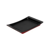 Lava Döküm Dikdörtgen Servis Tabağı. Ölçü 36x24cm.-Bordo - 2