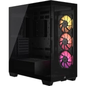 CORSAIR 3500x 850W 80+ Gold RGB Tempered Glass Siyah ATX Mid Tower Kasa thumbnail 2