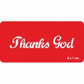 Teşekkürler Tanrım Tattoo Geçici Dövme Şablonları Kına Kalıpları thumbnail 1