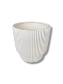 Çift Kalı Çizgili Modern Saksı - 2