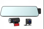 Araç İçi Dikiz Aynası DVR Kamera 3 Kamera HD 1080p  Gece Görüşlü Araç Kamerası - 4