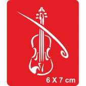 Kemancı Başımın Tacı! Tattoo Geçici Dövme Şablonları Kına Kalıpları thumbnail 1