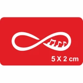 Sonsuz Müzik Tattoo Geçici Dövme Şablonları Kına Kalıpları thumbnail 1