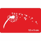 Nefis Görünüm Karahindiba Çiçeği Tattoo Geçici Dövme Şablonları Kına Kalıpları thumbnail 1