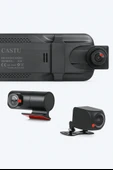 Araç İçi Dikiz Aynası DVR Kamera 3 Kamera HD 1080p  Gece Görüşlü Araç Kamerası - 3