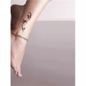 Dallarda Kelebekler Tattoo Geçici Dövme Şablonları Kına Kalıpları thumbnail 2