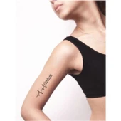 Hayat Budur!(Fransızca) Tattoo Geçici Dövme Şablonları Kına Kalıpları thumbnail 2