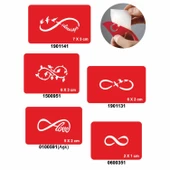 Sonsuzluklar 5'li Set Geçici Dövme Kına Şablonu thumbnail 1