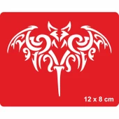 Dev Yarasa Tattoo Geçici Dövme Şablonları Kına Kalıpları thumbnail 1