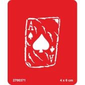 İskambil Kart  Tattoo Geçici Dövme Şablonları Kına Kalıpları thumbnail 1