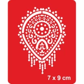 Mandala 361 Tattoo Geçici Dövme Şablonları Kına Kalıpları - 1